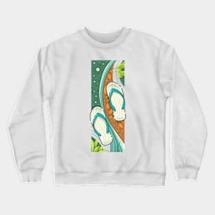 Casual Illustration Crewneck Sweatshirt